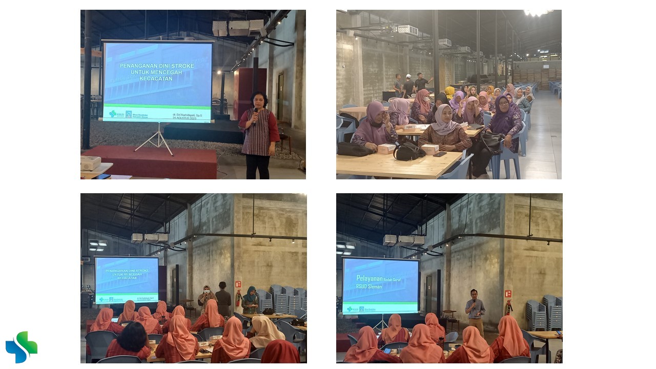 RSUD Sleman bersama Puskesmas Sleman Sosialisasi Pelayanan “Hospital Ready Stroke” dan Pelayanan Bedah Saraf Bagi Kapanewon Sleman